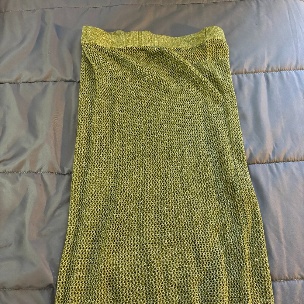 Green knit Skirt Future collection size m